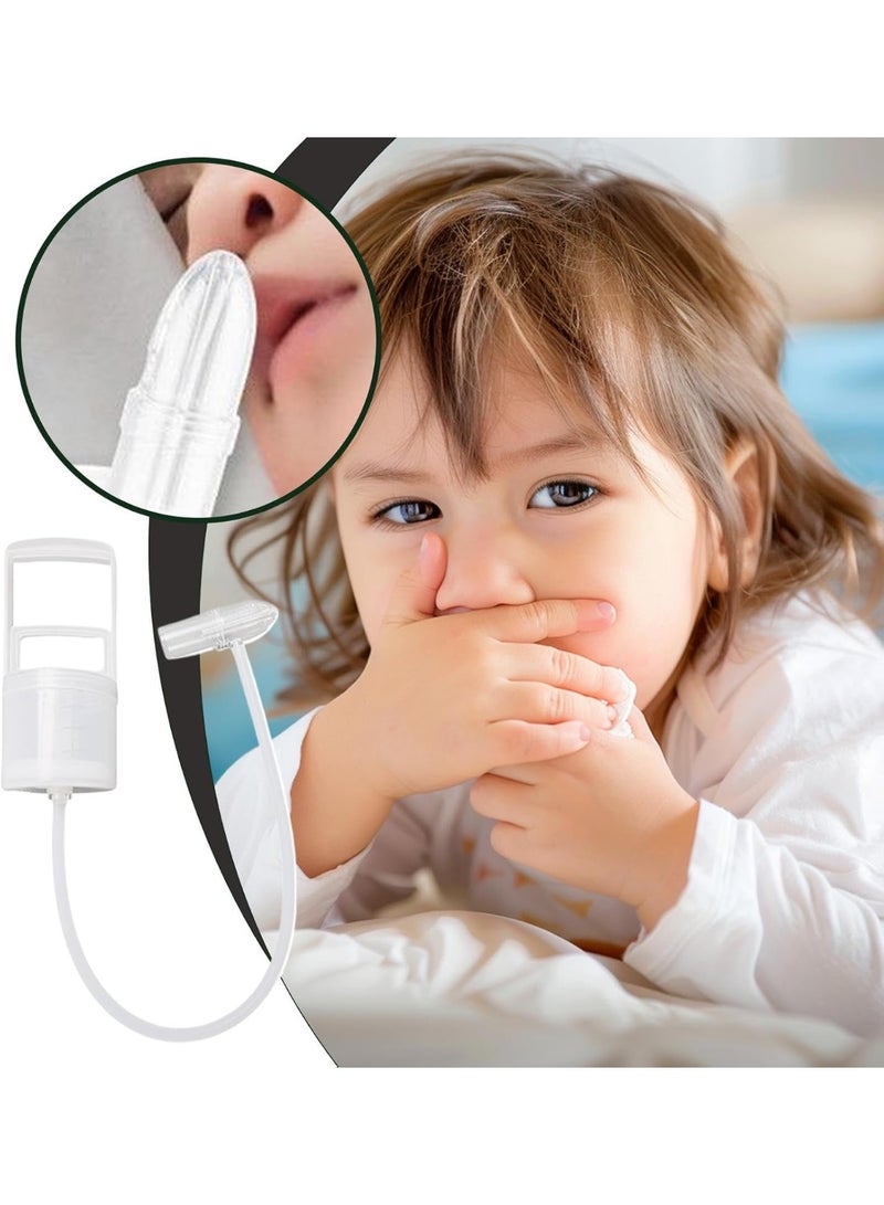 Baby Nasal Aspirator for Mucus Removal and Cleaning Nasal Passages, Safe Hand Tool for Infants and Toddlers, Easy to Use, Gentle on Nose, Helps Improve Breathing and Reduce Nasal Block - Image 3